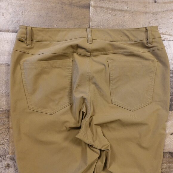 Lululemon ABC Pant Slim Men’s 33x30 Artifact Brown Stretch Tech - Picture 15 of 16